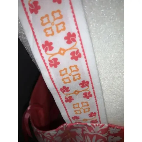 Talbots Coral Pink Voile Sleeveless Flare Maxi Dress Pockets Sundress Cotton 10P - Picture 8 of 15